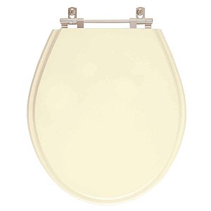 Tampa de Vaso Sanitário Poliéster Carina Bone (Bege Claro) para vaso Ideal Standard