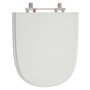 Tampa de Vaso Sanitário Poliéster Ezedra Silver (Cinza Claro) para vaso Ideal Standard