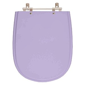 Tampa de Vaso Sanitário Poliéster Paris Bermuda (Lilás) para vaso Ideal Standard