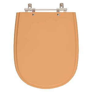 Tampa de Vaso Sanitário Poliéster Paris Papaya para vaso Ideal Standard