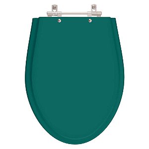 Tampa de Vaso Sanitário Poliéster Victoria Verde Amazônia para vaso Ideal Standard