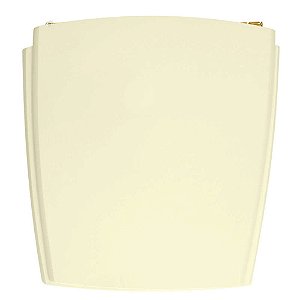 Tampa de Vaso Sanitário Poliéster Nuage Bone (Bege) para vaso Incepa com Ferragem Dourada