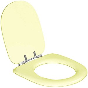 Tampa de Vaso Sanitário Almofadado Greca Bege Claro para vaso Belize