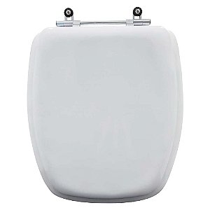 Tampa de Vaso Sanitário Almofadado Amarilis Branco para vaso Fiori