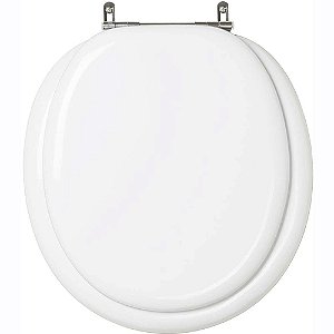 Tampa de Vaso Sanitário Almofadado Buzios Branco para vaso Hervy