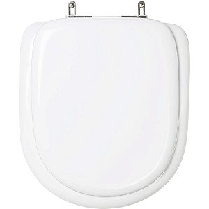 Tampa de Vaso Sanitário Almofadado Valentina Branco para vaso Hervy