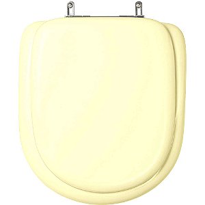 Tampa de Vaso Sanitário Almofadado Valentina Bege Claro para vaso Hervy