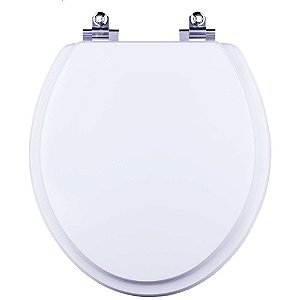 Tampa de Vaso Sanitário Laqueado Soft Close Azalea Branco para vaso Celite