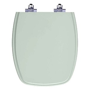Tampa de Vaso Sanitário Laqueado Soft Close Stylus Verde Agua para vaso Celite