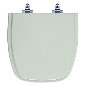 Tampa de Vaso Sanitário Laqueado Soft Close Versato Verde Agua para vaso Celite