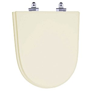 Tampa de Vaso Sanitário Laqueado Soft Close Century Creme (Bege) para vaso Deca