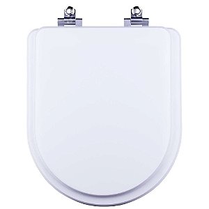 Tampa de Vaso Sanitário Laqueado Soft Close Level Branco para vaso Deca