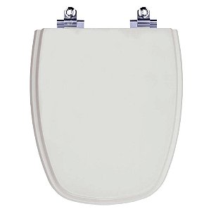 Tampa de Vaso Sanitário Laqueado Soft Close Monte Carlo Cinza Real (Cinza Claro) para vaso Deca