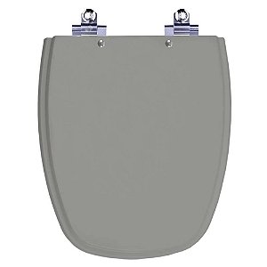 Tampa de Vaso Sanitário Laqueado Soft Close Monte Carlo Cinza Vip (Cinza Escuro) para vaso Deca