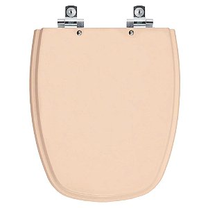 Tampa de Vaso Sanitário Laqueado Soft Close Monte Carlo Rosa Floral para vaso Deca