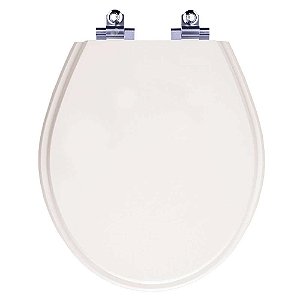 Tampa de Vaso Sanitário Laqueado Soft Close Studio Branco para vaso Deca