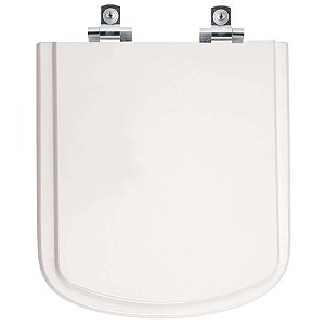 Tampa de Vaso Sanitário Laqueado Soft Close Star Branco para vaso Deca