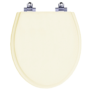 Tampa de Vaso Sanitário Laqueado Soft Close Windsor Creme (Bege) para vaso Deca