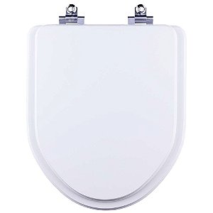 Tampa de Vaso Sanitário Laqueado Soft Close Gunna Branco para vaso Eternit