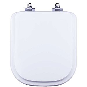 Tampa de Vaso Sanitário Laqueado Soft Close Misti Branco para vaso Icasa