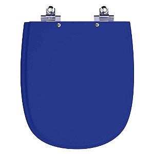 Tampa de Vaso Sanitário Laqueado Soft Close Sabatini Azul para vaso Icasa