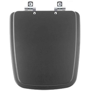 Tampa de Vaso Sanitário Laqueado Soft Close Boss Noir Preto Fosco para vaso Incepa