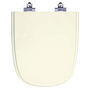 Tampa de Vaso Sanitário Laqueado Soft Close Ibiza Biscuit (bege claro) para vaso Incepa