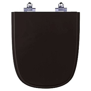 Tampa de Vaso Sanitário Laqueado Soft Close Ibiza Preto para vaso Incepa Laufen