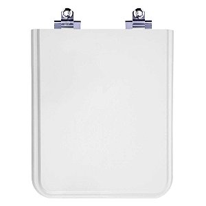 Tampa de Vaso Sanitário Laqueado Soft Close Square Branco para vaso Incepa Cidamar