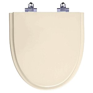 Tampa de Vaso Sanitário Laqueado Soft Close Studio Pêssego Rosa Shell para vaso Incepa