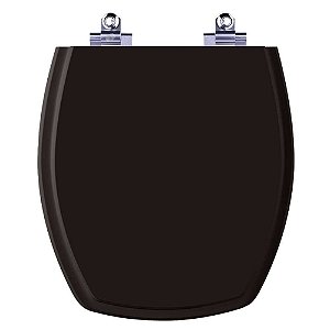 Tampa de Vaso Sanitário Laqueado Soft Close Thema Preto para vaso Incepa