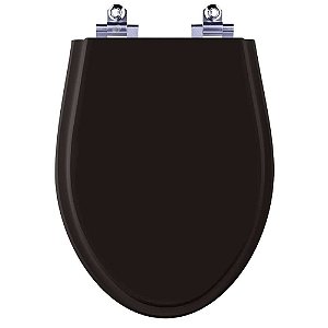 Tampa de Vaso Sanitário Laqueado Soft Close Absolute Preto para vaso Ideal Standard
