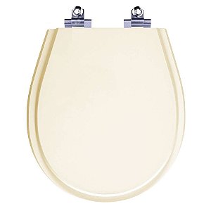 Tampa de Vaso Sanitário Laqueado Soft Close Avalon Bone para vaso Ideal Standard