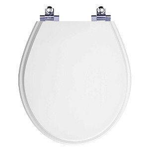 Tampa de Vaso Sanitário Laqueado Soft Close Oriane Branco para vaso Ideal Standard