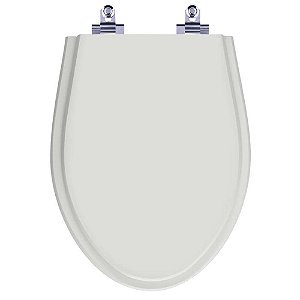 Tampa de Vaso Sanitário Laqueado Soft Close Victoria Sterling Silver (Cinza Claro) para vaso Ideal Standard