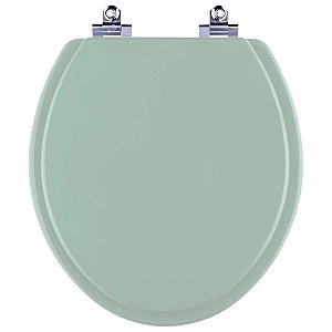 Tampa de Vaso Sanitário Laqueado Soft Close Araxa Verde para vaso Santa Clara