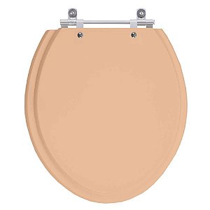 Tampa de Vaso Sanitário Laqueado Azaléa Pessego para vaso Celite