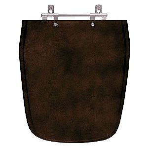 Tampa de Vaso Sanitário Laqueado Imperium Marrom Degrade para vaso Celite