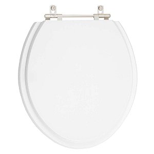 Tampa de Vaso Sanitário Laqueado Lirio Branco para vaso Celite
