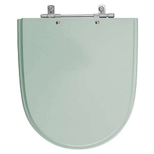 Tampa de Vaso Sanitário Laqueado Mondiale Água Marinha para vaso Celite