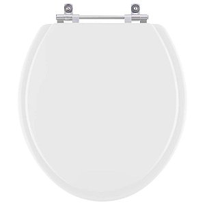 Tampa de Vaso Sanitário Laqueado Convencional / Oval Branco para vaso Celite