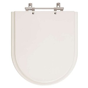 Tampa de Vaso Sanitário Laqueado Smart Castanha (Bege Fosco) para vaso Celite