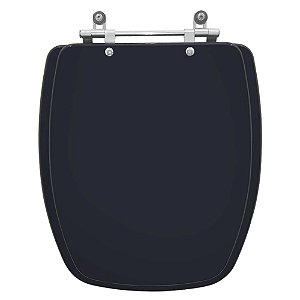 Tampa de Vaso Sanitário Laqueado Stylus Azul Marinho para vaso Celite