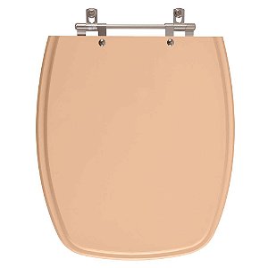 Tampa de Vaso Sanitário Laqueado Stylus Pêssego 73 para vaso Celite