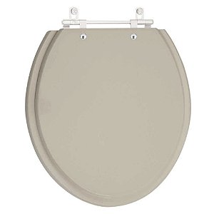 Tampa de Vaso Sanitário Laqueado Convencional Bege Saara para vaso Deca