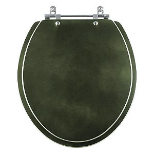 Tampa de Vaso Sanitário Laqueado Ravena Verde Degrade para vaso Deca
