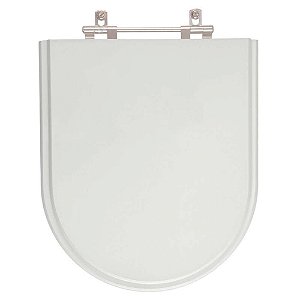 Tampa de Vaso Sanitário Laqueado Jasmim Cinza Claro para vaso Fiori