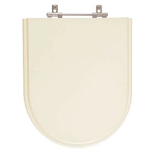 Tampa de Vaso Sanitário Laqueado Jasmim Marfim (Bege Claro) para vaso Fiori