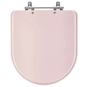 Tampa de Vaso Sanitário Laqueado Jasmim Salmão para vaso Fiori