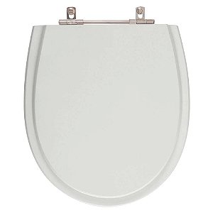 Tampa de Vaso Sanitário Laqueado Polo Cinza Claro para vaso Hervy